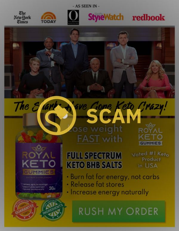 Shark Tank keto gummies reviews are a scam.